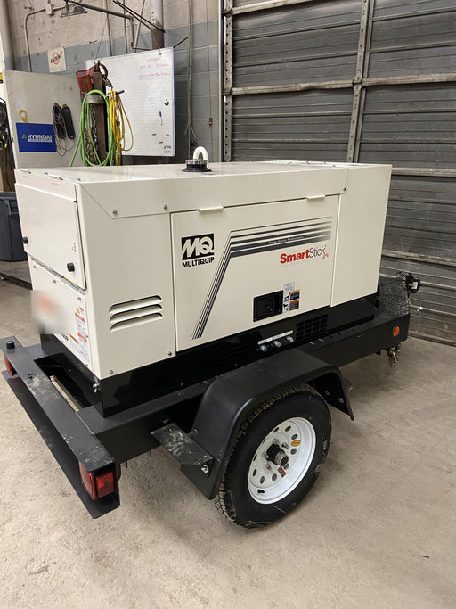 2020 Multiquip DLW400ESA4 400 amp Welder, 14kW, 120/240V, T4F Kubota, Trailer