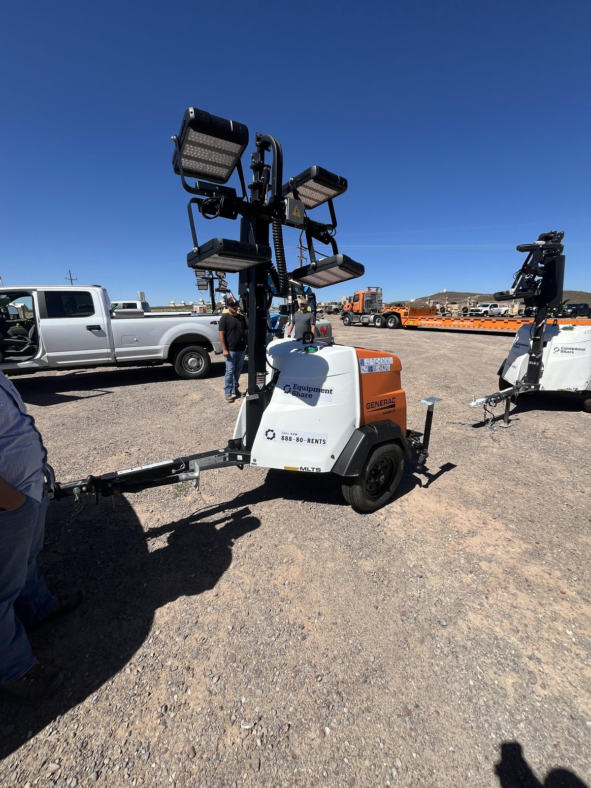 2024 Generac MLT2 Diesel, Flex Switch 120V Input, Powerzone Controller, 
(4) 320W LED Lights, 4kW Generator, 39.9 Gal Fuel Tank, 2" Ball, T3