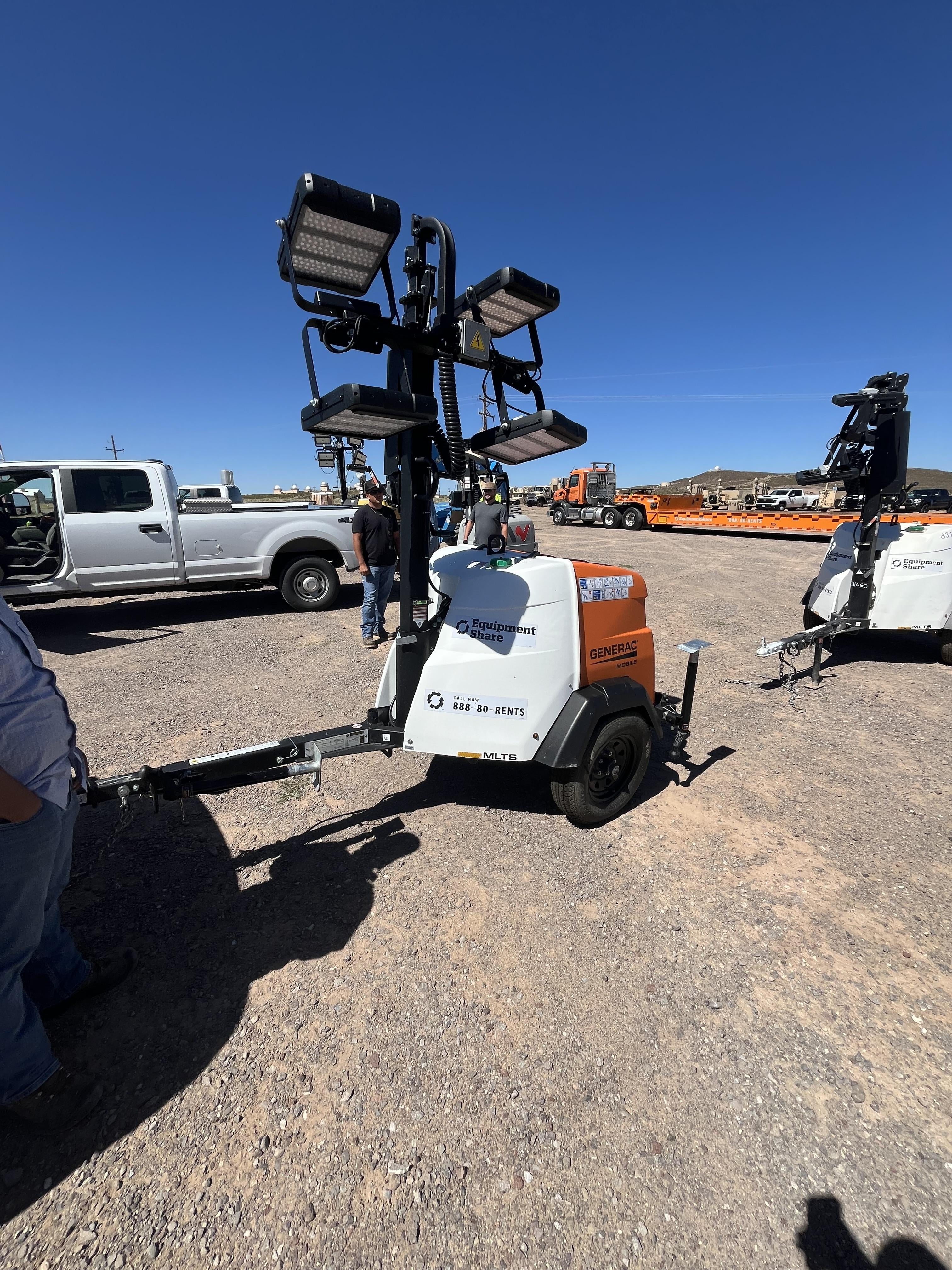2024 Generac MLT2 Diesel, Flex Switch 120V Input, Powerzone Controller, 
(4) 320W LED Lights, 4kW Generator, 39.9 Gal Fuel Tank, 2" Ball, T3
