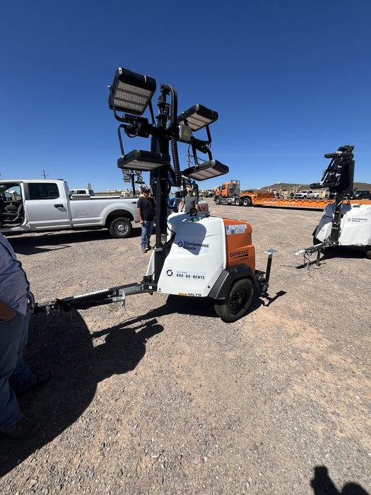 2024 Generac MLT2 Diesel, Flex Switch 120V Input, Powerzone Controller, 
(4) 320W LED Lights, 4kW Generator, 39.9 Gal Fuel Tank, 2" Ball, T3