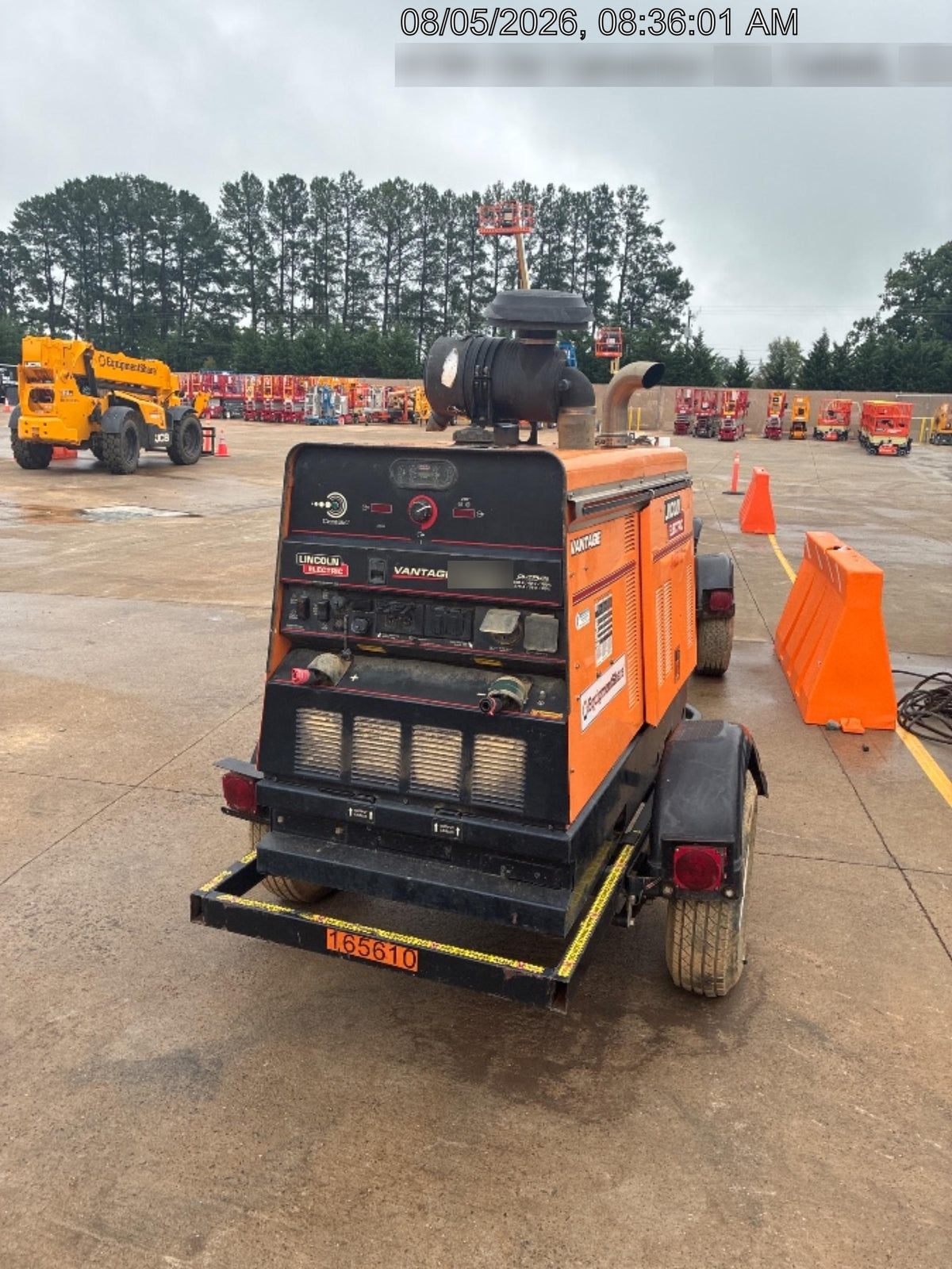 2021 Lincoln Electric Vantage 549X Ready Pak 3, ORANGE (includes trailer, cable rack, fender light kit)