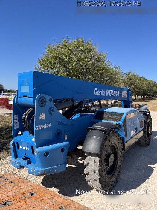 2018 Genie GTH-844 Genie GTH-844 w/ROPS, Work Lights, Solid Tires, RH Cab Mesh, Beacon, 60" Carriage and Forks