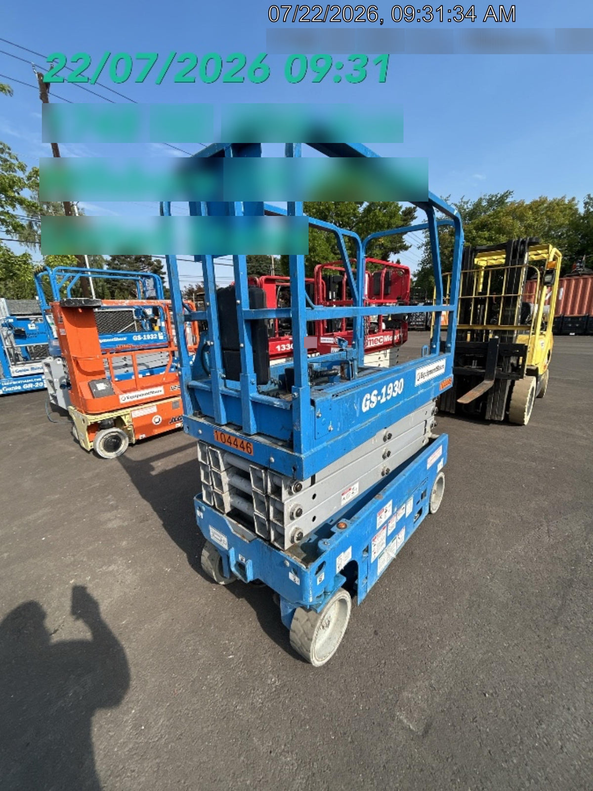 2020 Genie GS-1930 Standard Machine, 800W Inverter