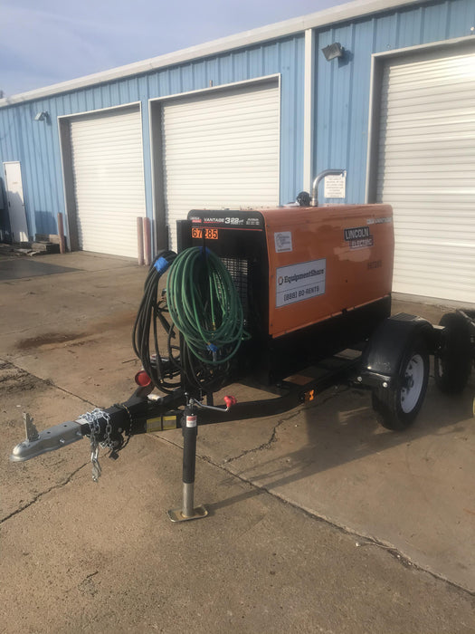 2021 Lincoln Electric Vantage 322 Vantage 322 Ready Pak 3 w/ Decals, ORANGE (includes trailer, cable rack, fender light kit) NO Telematics