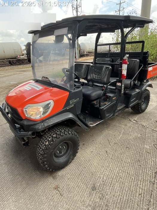 2022 Kubota RTV-X1140W-H Plastic Canopy, Windshield Acrylic Clear, LED Strobe Light, Wire Harness Kit, Back up Alarm
