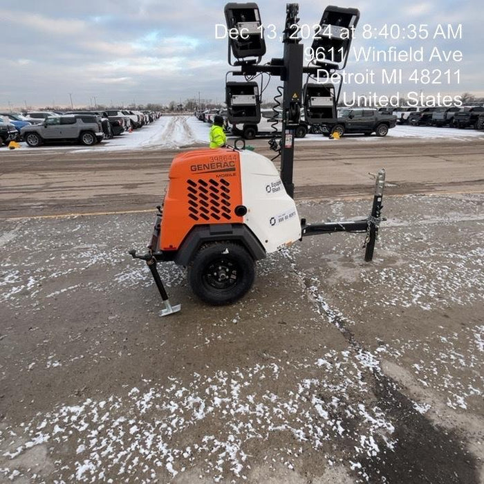 2024 Generac MLT2 Diesel, Flex Switch 120V Input, Powerzone Controller, 
(4) 320W LED Lights, 4kW Generator, 39.9 Gal Fuel Tank, 2" Ball, T3