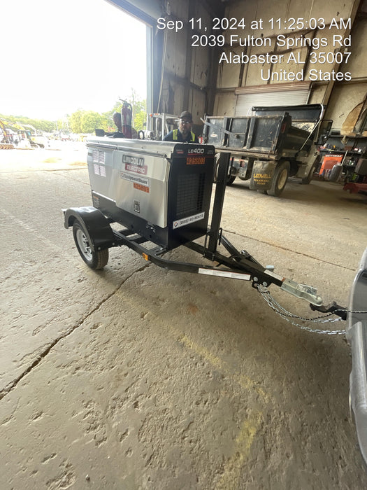 2024 Lincoln Electric LE400 Kubota V1505, Trlr, Cable Rack, Light Kit, ES Decals, T3