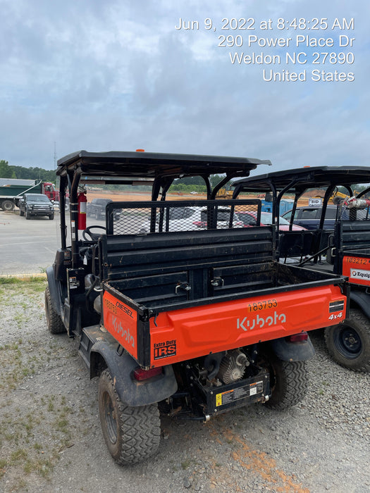 Kubota RTV-X1140W-H Plastic Canopy, Windshield Acrylic Clear, LED Strobe Light, Wire Harness Kit, Back up Alarm