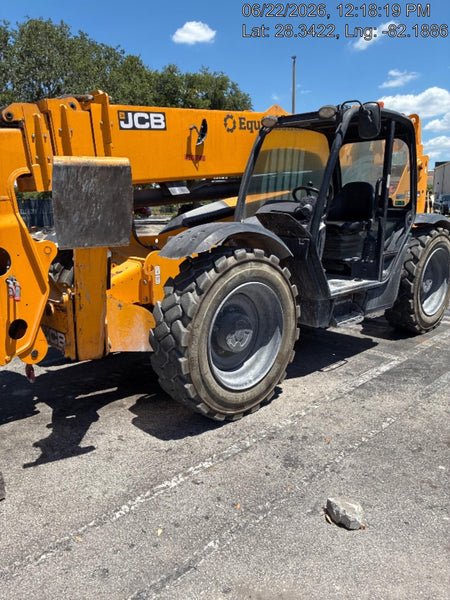 2020 JCB 510-56 Canopy, Solid Tires, Work Lights, Beacon, Aux Hydraulics, Back up Alarm, Lifting Eye, ES Decals
