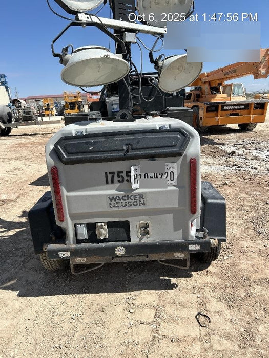 2018 Wacker Neuson LTV6K-MH Wacker Neuson LTV6K Mobile Light Tower w/Fuel Level Sensor Installed