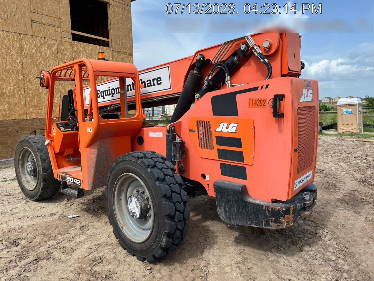 2020 Skytrak 8042 74 Hp, FF Tires, Work Lights, Beacon, Aux Hydraulics, Back up Alarm, Lifting Eye, ES Decals