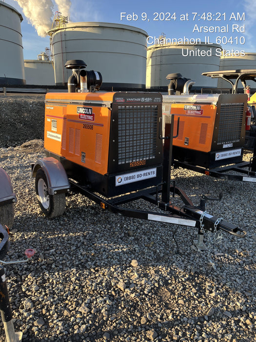 2022 Lincoln Electric Vantage 549X Crosslink Technology, Trailer Mounted, ES Decals, T3