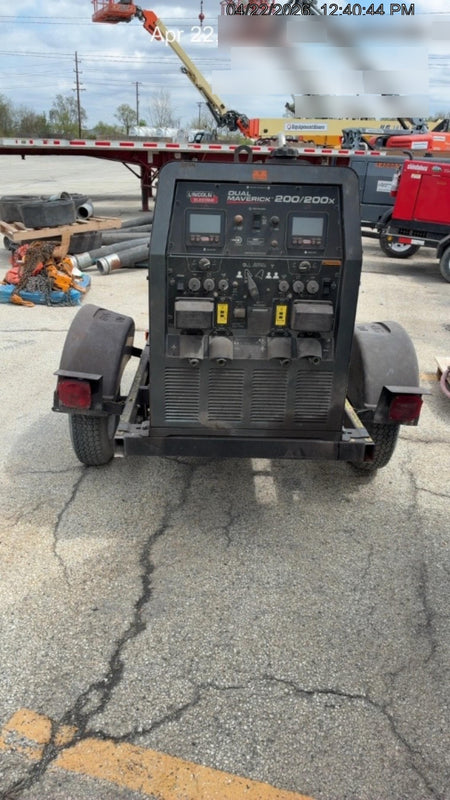 2024 Lincoln Electric Dual Maverick 200/200X Ready Pak 3, Includes Trailer, Cable Rack, Fender Light Kit K4382-1-RP3