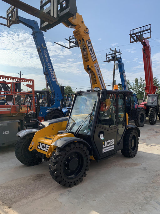 2020 JCB 505-20TC Cab/Heat/Air, Solid Tires, Work Lights, Beacon, Aux Hydraulics, Back up Alarm, ES Decals