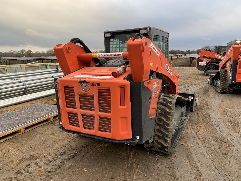 2020 Kubota SVL95-2SHC Cab/Heat/Air, Rubber Tracks, Kubota Tier 4 Engine