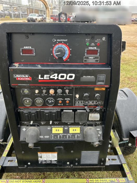 2024 Lincoln Electric LE400 Kubota V1505, Trlr, Cable Rack, Light Kit, ES Decals, T3