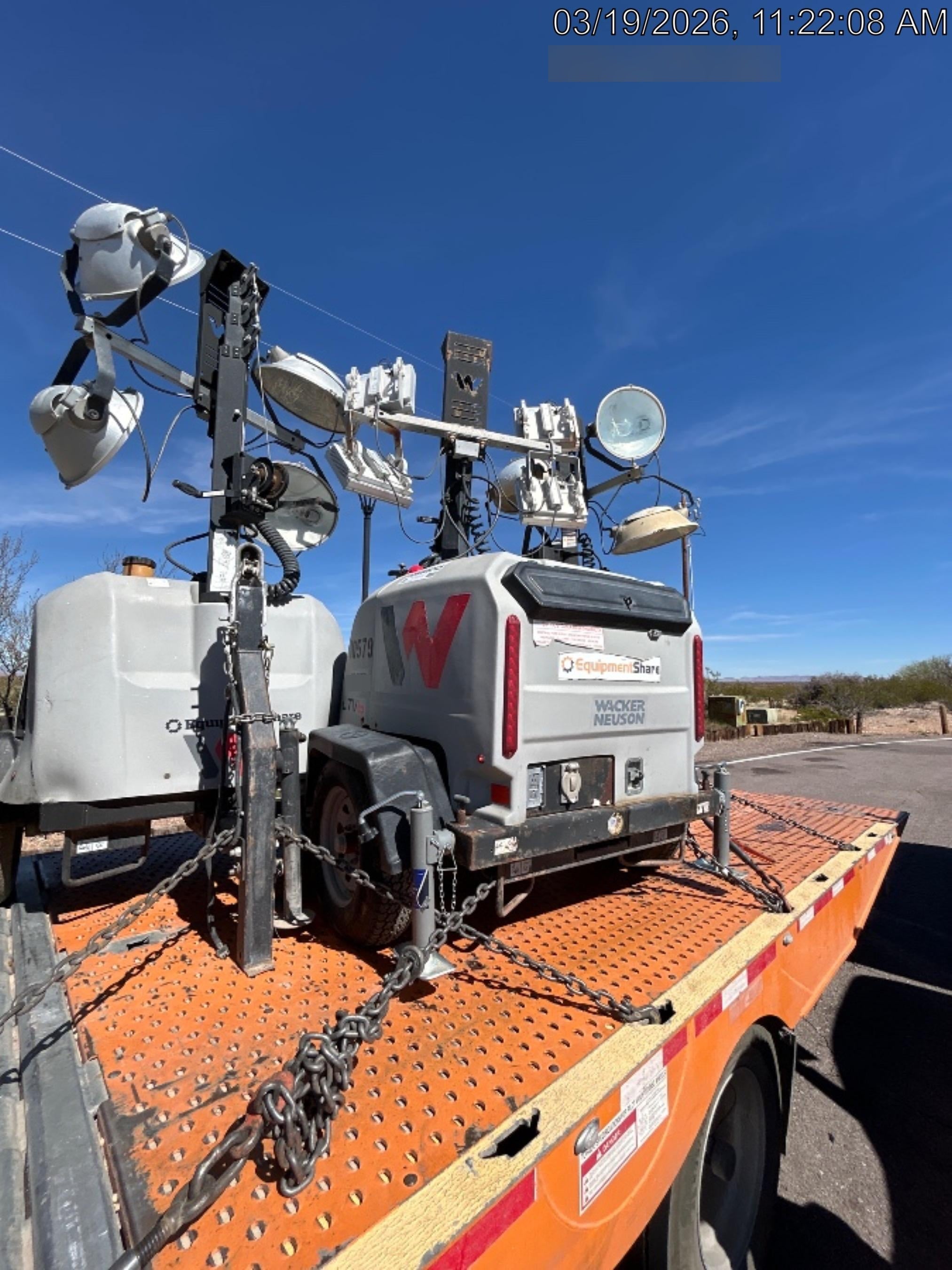 2018 Wacker Neuson LTV6K-LED Wacker Neuson LTV6K Light Tower LED