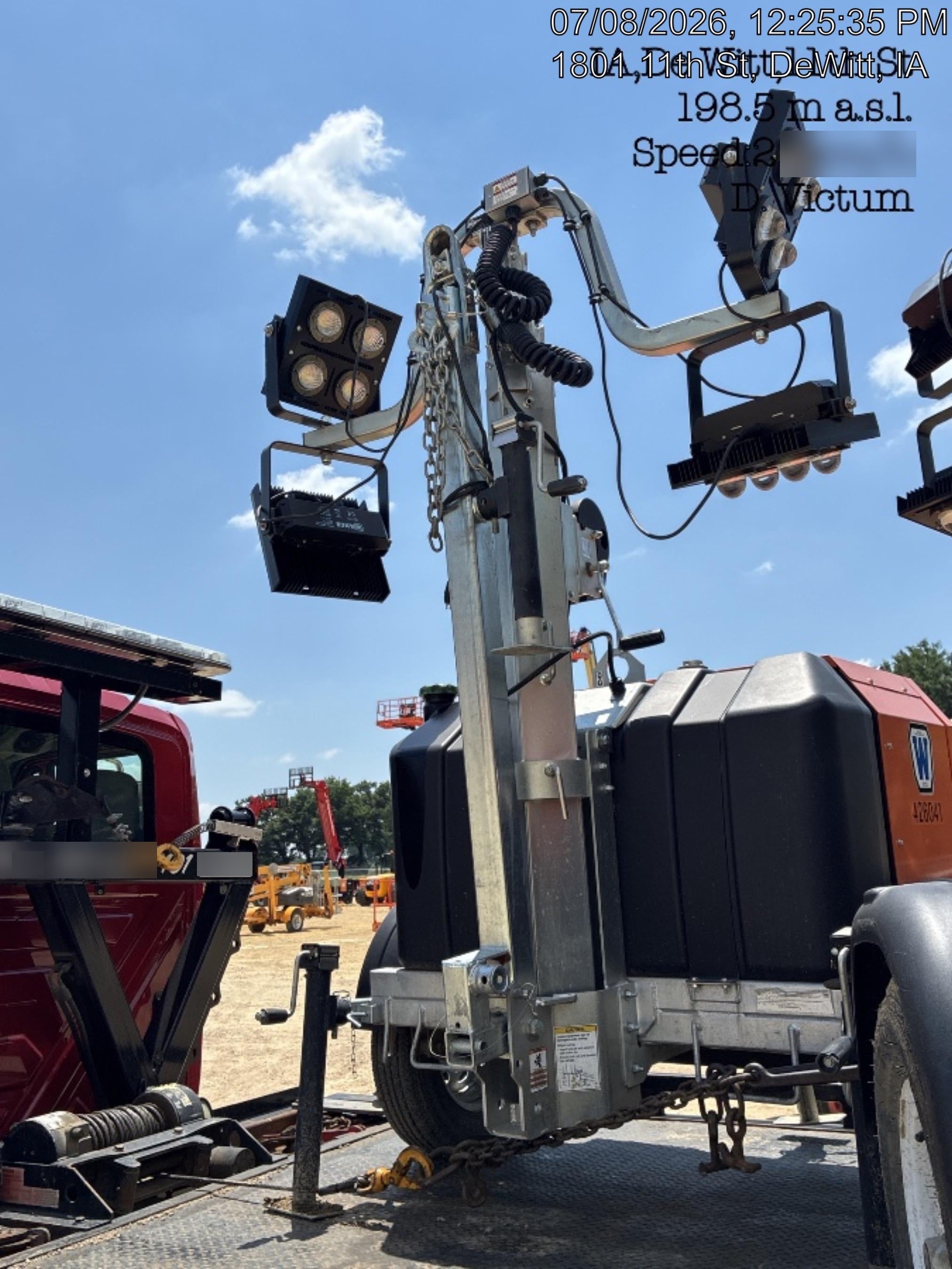 2024 Wanco WLTT-4MM4K Diesel, Deep Sea Controller, Shore Power Plug, Auto Start, (4) 350W LED Floodlights, 4kW Generator, 60 Gal Fuel Tank, 2" Ball, T3