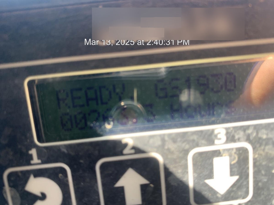 2017 Genie GS-1930 Standard