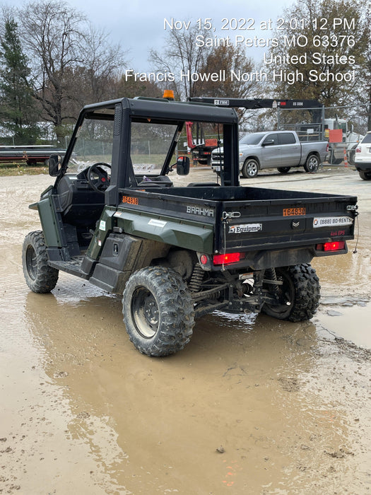 2021 Yanmar YU1000 Canopy, Steel Wheel, Poly WindShield, Beacon, Backup Alarm