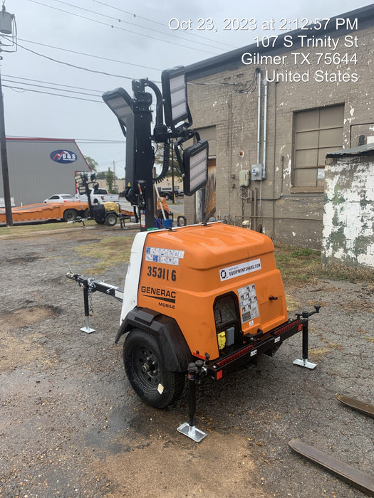 2023 Generac MLT2 Diesel, Flex Switch 120V Input, Powerzone Controller, (4) 320W LED Lights, 4kW Generator, 39.9 Gal Fuel Tank, 2" Ball, T3