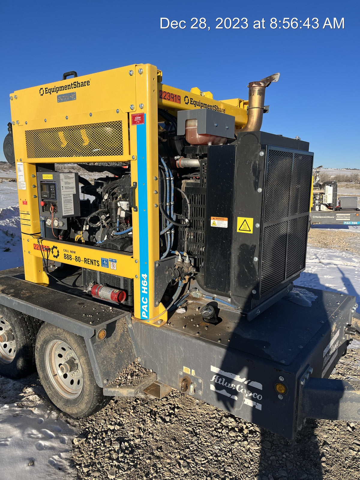 2022 ATLAS COPCO PAC H64 JD