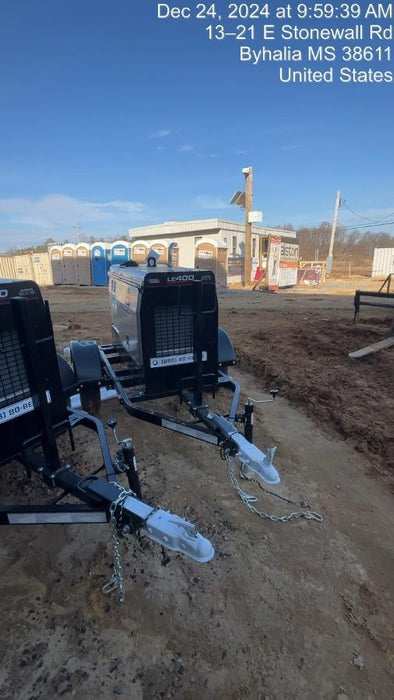 2024 Lincoln Electric LE400 Kubota V1505, Trlr, Cable Rack, Light Kit, ES Decals, T3