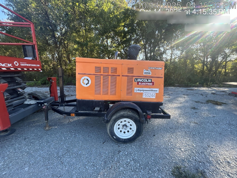 2021 Lincoln Electric Vantage 549X Ready Pak 3, ORANGE (includes trailer, cable rack, fender light kit)