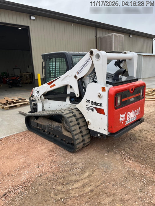 2022 Bobcat T770 92hp Doosan Diesel, Cab/Heat/Air, Rubber Tracks, Manual QC