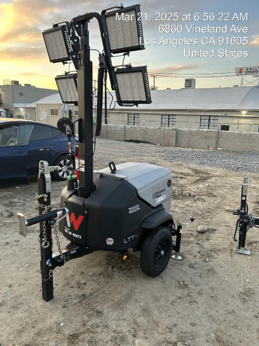 2024 Wacker Neuson LTT4 Diesel, Kohler KDW702, Deep Sea Controller, Auto Start, LED 320W, Bypass Outlet, T3