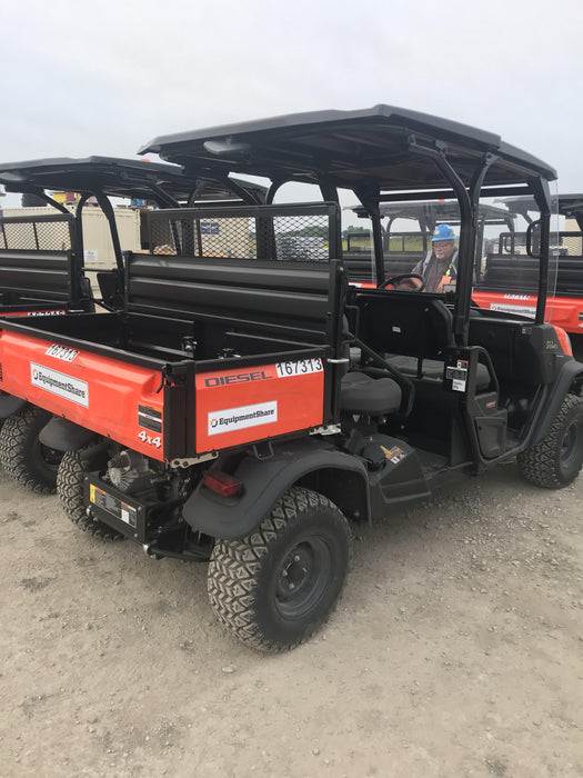 2021 Kubota RTV-X1140W-H Plastic Canopy, Windshield Acrylic Clear, LED Strobe Light, Wire Harness Kit, Back up Alarm