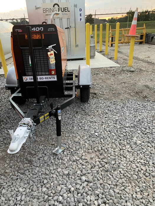 2022 Lincoln Electric LE400 Kubota V1505, Trlr, Cable Rack, Light Kit, ES Decals, T3