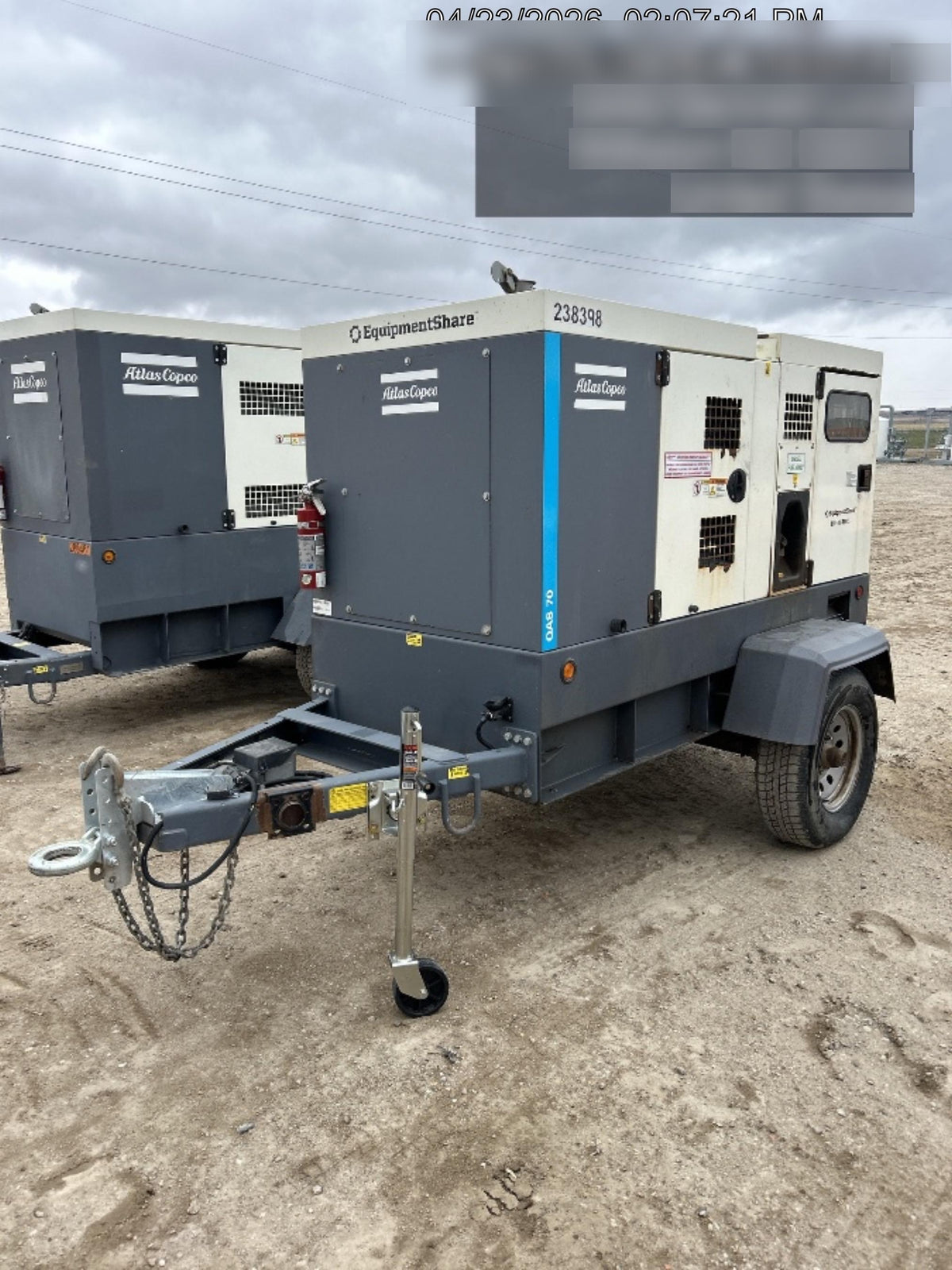 2022 ATLAS COPCO QAS 70