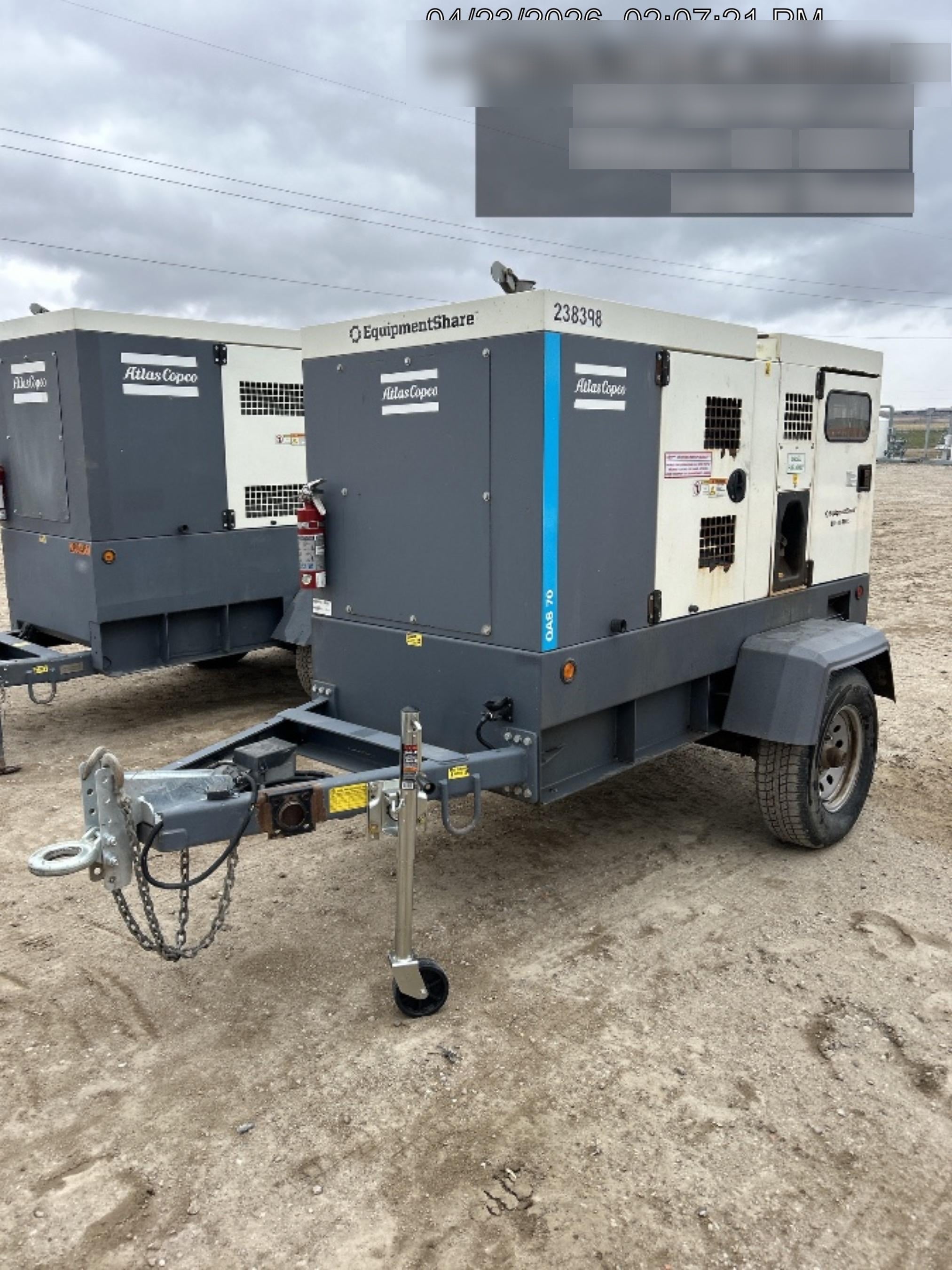 2022 ATLAS COPCO QAS 70