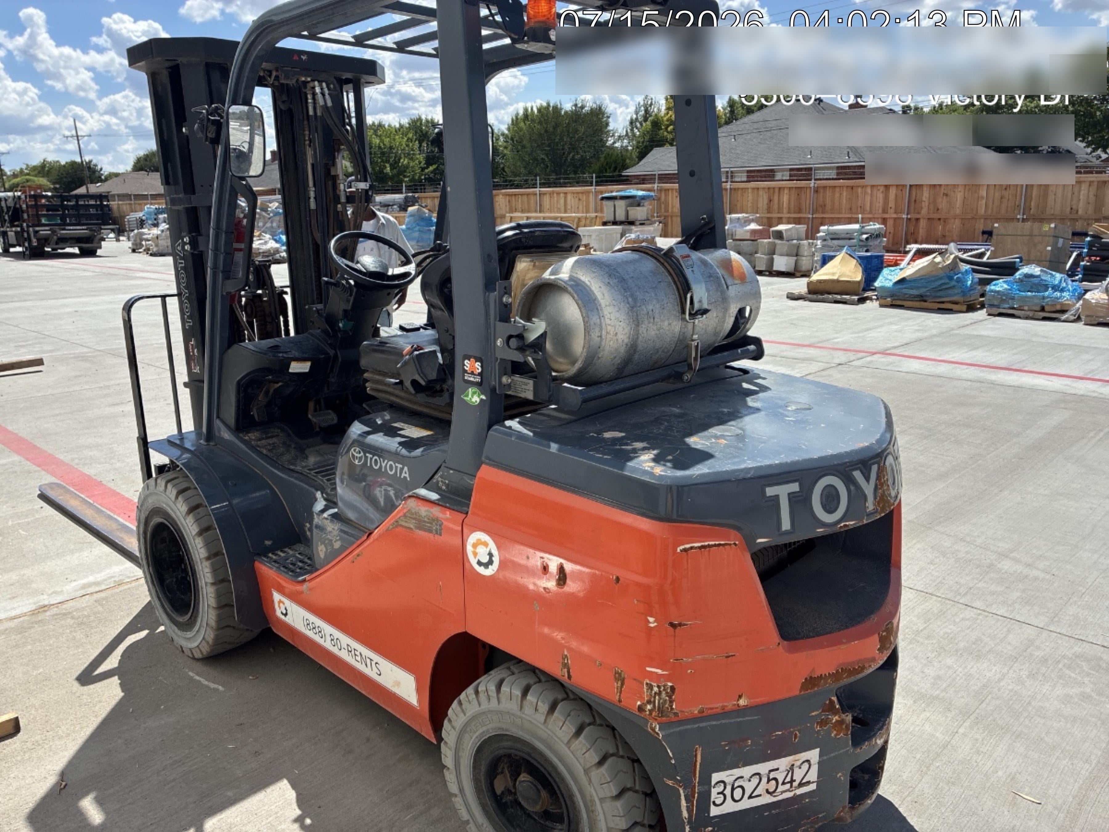 2023 TOYOTA 8FGU30 LP - Quad