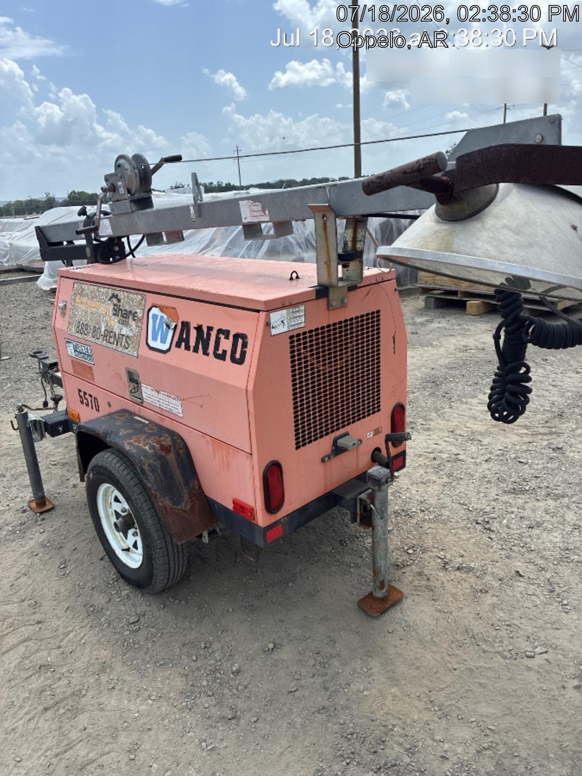 Wanco WLT-4M WANCO WLT-4M 6 kW Towable Light Generator