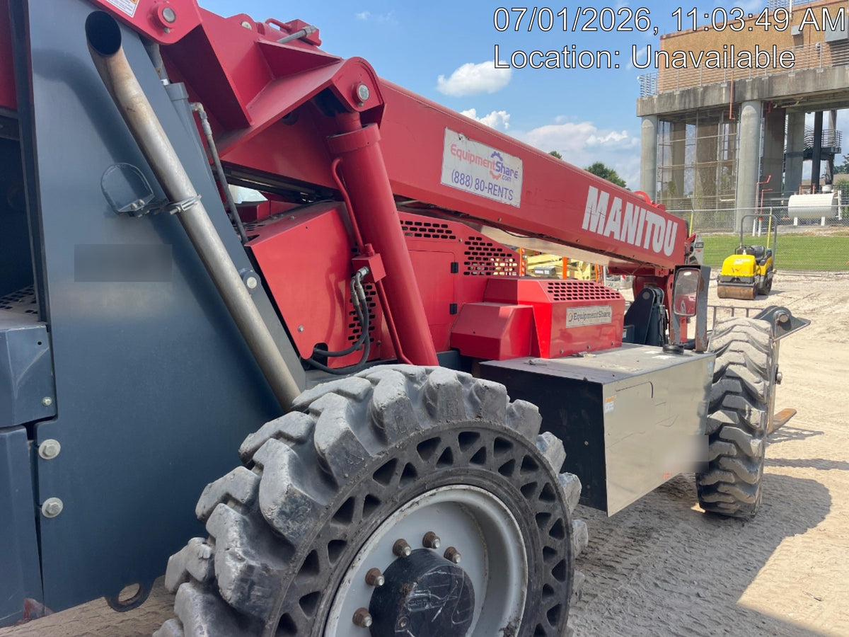 2018 Manitou MTA10055 MTA10055 - 74 HP T4, Canopy, Worklights/Strobe, Beacon, 66" Carriage, 60" Forks, Solid Tires, Lift Hook, Aux Hydraulics