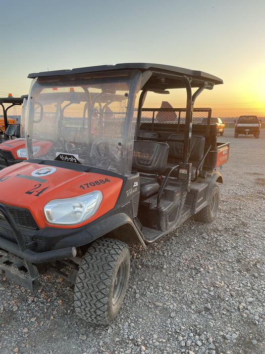 2021 Kubota RTV-X1140W-H Plastic Canopy, Windshield Acrylic Clear, LED Strobe Light, Wire Harness Kit, Back up Alarm