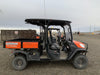 2022 Kubota RTV-X1140W-H Plastic Canopy, Windshield Acrylic Clear, LED Strobe Light, Wire Harness Kit, Back up Alarm