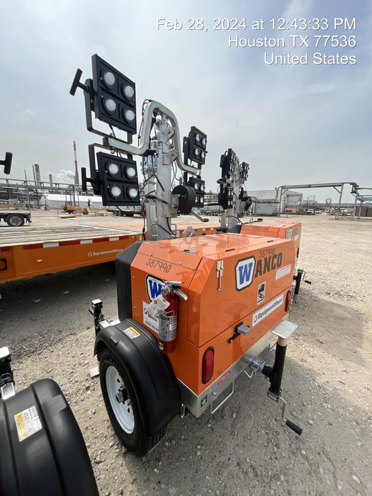 2024 Wanco WLTT-4MM4K Diesel, Deep Sea Controller, Shore Power Plug, Auto Start, (4) 350W LED Floodlights, 4kW Generator, 60 Gal Fuel Tank, 2" Ball, T3