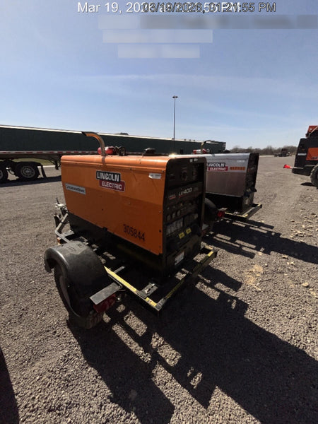 2023 Lincoln Electric LE400 Kubota V1505, Trlr, Cable Rack, Light Kit, ES Decals, T3