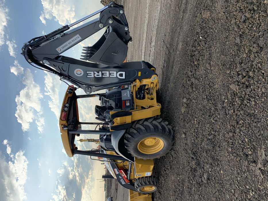 2020 John Deere 310LEP Canopy, 4WD, Standard Stick, Pilot Controls, 2 Way Hydraulics, TAG Manual QC