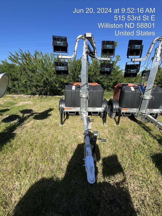 2024 Wanco WLTT-4MM4K Diesel, Deep Sea Controller, Shore Power Plug, Auto Start, (4) 350W LED Floodlights, 4kW Generator, 60 Gal Fuel Tank, 2" Ball, T3