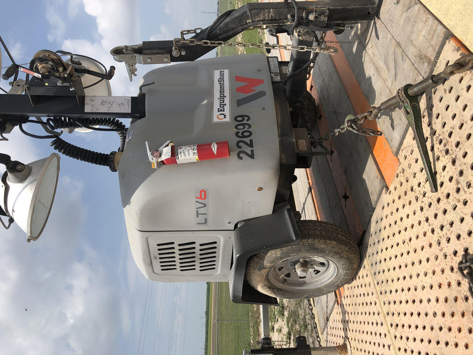 2019 Wacker Neuson LTV6L-MH Wacker Neuson LTV6L Mobile Light Tower w/Fuel Level Sensor Installed