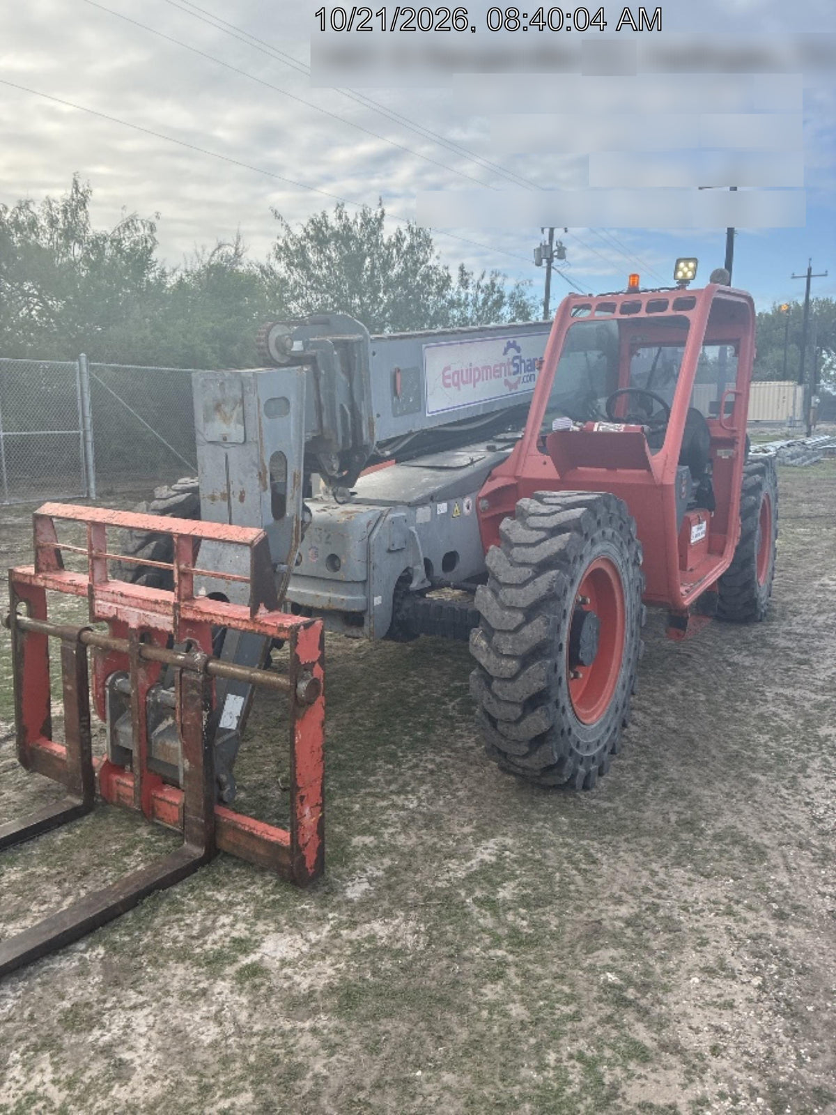 2016 Skyjack SJ643 TH 60" Carriage, Solid Tires