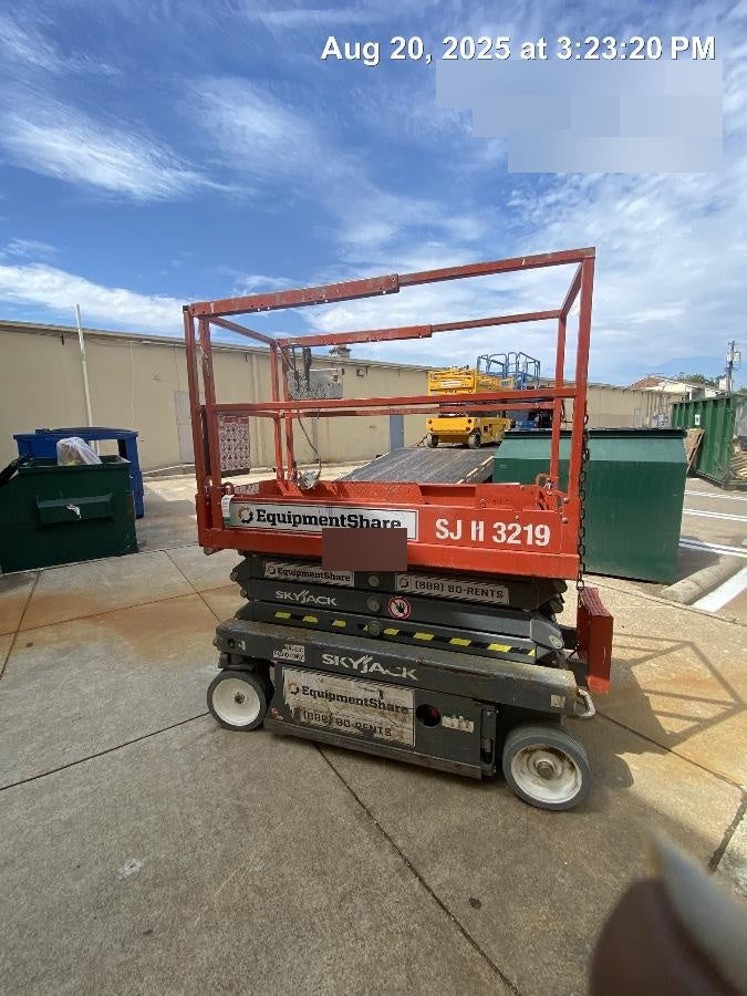 2019 Skyjack SJIII-3219 Standard w/Trojan Batteries