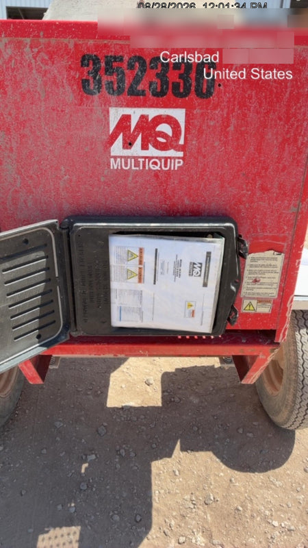 2023 MULTIQUIP MC12PH