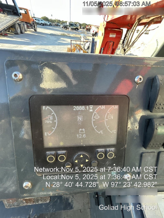 2019 Manitou MTA8044 Manitou MTA 8044 - 74 HP T4, Canopy, Worklights/Strobe, Beacon, 66" Carriage, 48" Forks, Solid Tires, Lift Hook, Aux Hydraulics