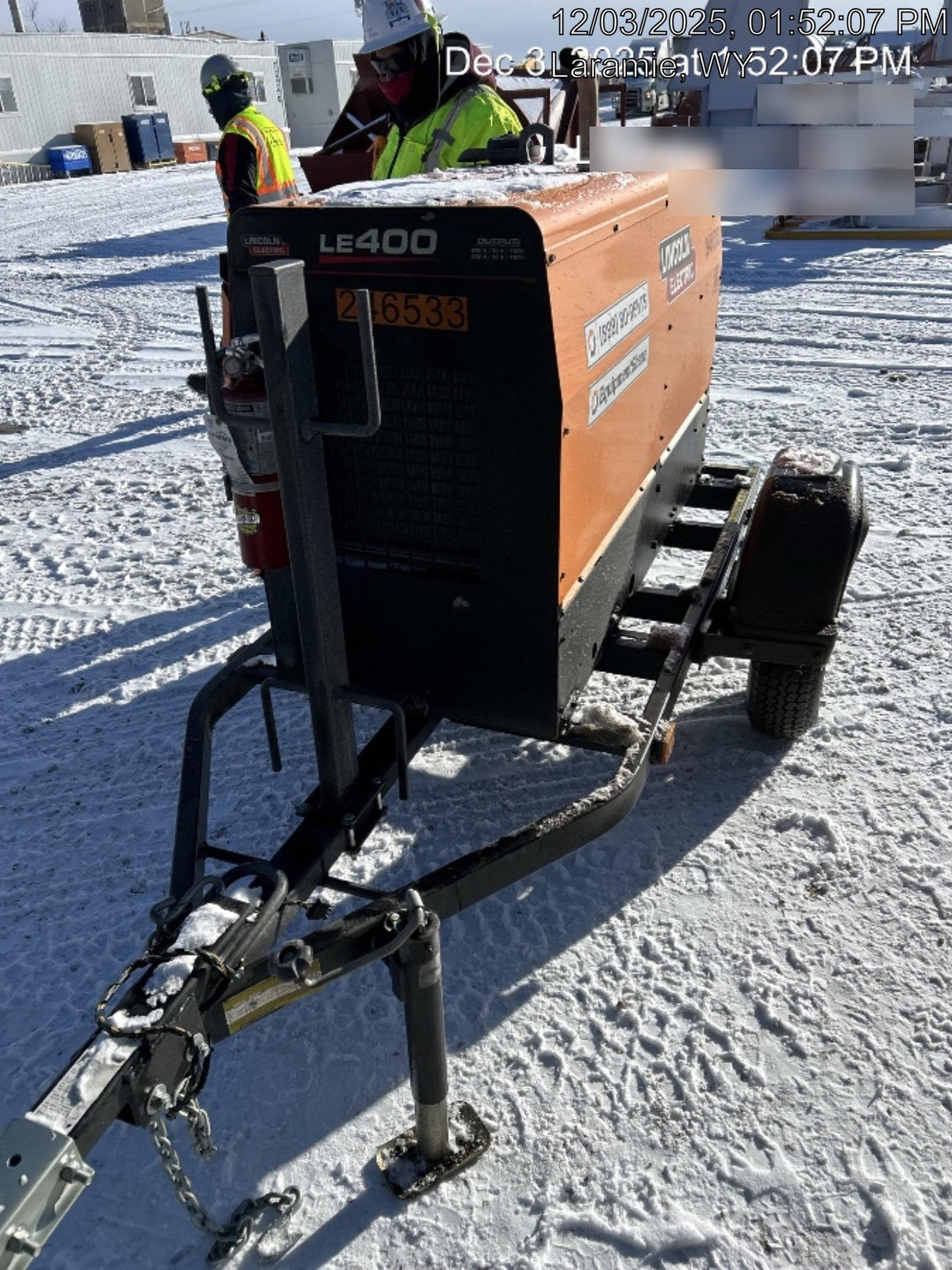 2022 Lincoln Electric LE400 Kubota V1505, Trlr, Cable Rack, Light Kit, ES Decals, T3