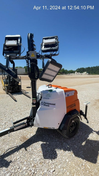 2024 Generac MLT2 Diesel, Flex Switch 120V Input, Powerzone Controller, 
(4) 320W LED Lights, 4kW Generator, 39.9 Gal Fuel Tank, 2" Ball, T3